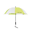 JuCad telescopic golf umbrella 68" with pin, white/green