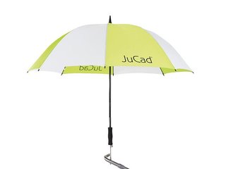 JuCad JuCad telescopic golf umbrella 68" with pin, white/green