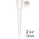Lignum Tee 72mm (2 3/4"), 12pack