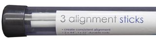Longridge Tour Rod Pro Alignment Sticks (3pcs), white