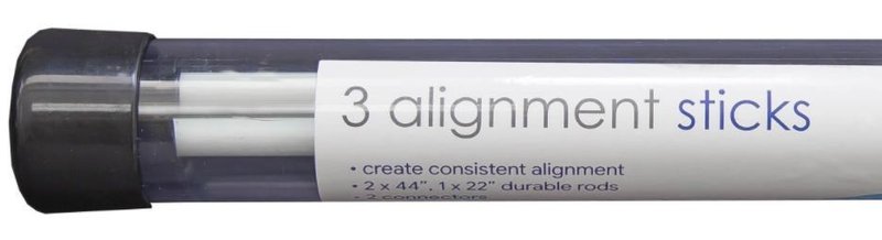 Longridge Tour Rod Pro Alignment Sticks (3pcs), white