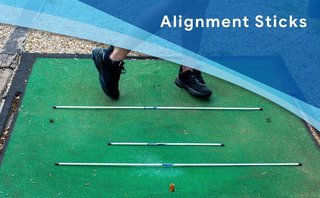 Longridge Tour Rod Pro Alignment Sticks (3pcs), white