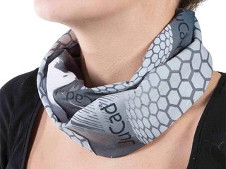 JuCad scarf multifunctional, grey