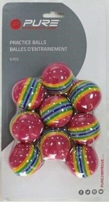 Pure 2 Improve Foam Practice golf balls (9 balls)
