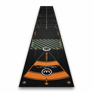 Wellputt Putting Mat - CLASSIC 13FT (4m), speed 10-11,5ft, black