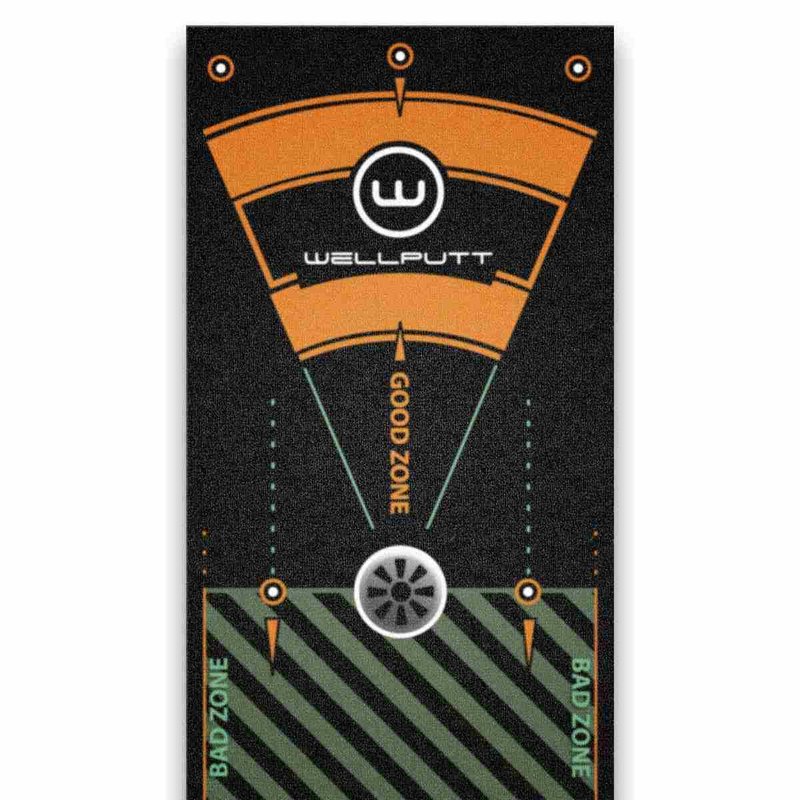 Wellputt Putting Mat - CLASSIC 13FT (4m), speed 10-11,5ft, black