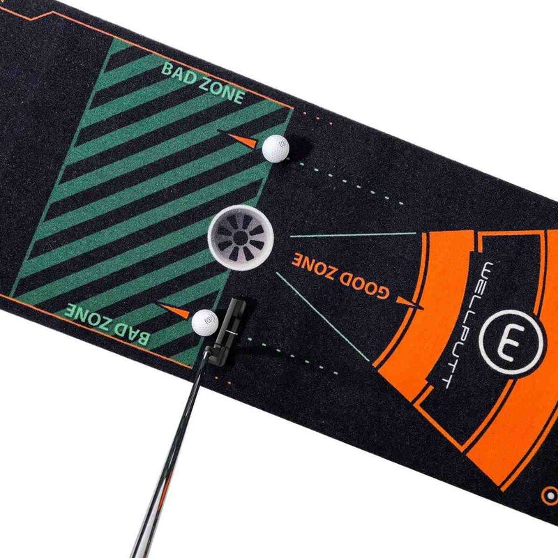 Wellputt Putting Mat - CLASSIC 13FT (4m), speed 10-11,5ft, black