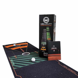 Wellputt Putting Mat - CLASSIC 13FT (4m), speed 10-11,5ft, black