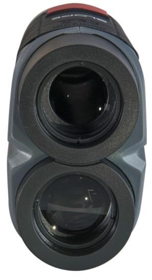 Zoom Focus X Laser Rangefinder, Charcoal/Black/Red