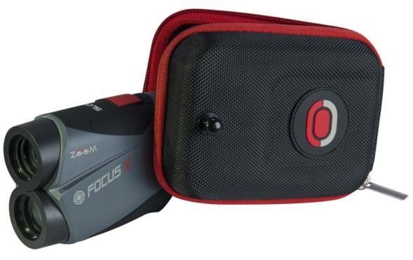 Zoom Focus X Laser Rangefinder, Charcoal/Black/Red