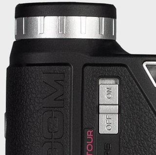 Zoom Focus Tour Slope Switch laser rangefinder, black/silver