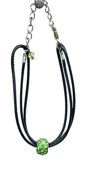 Ostatní Handmade Teraka bracelet type 005, black/green
