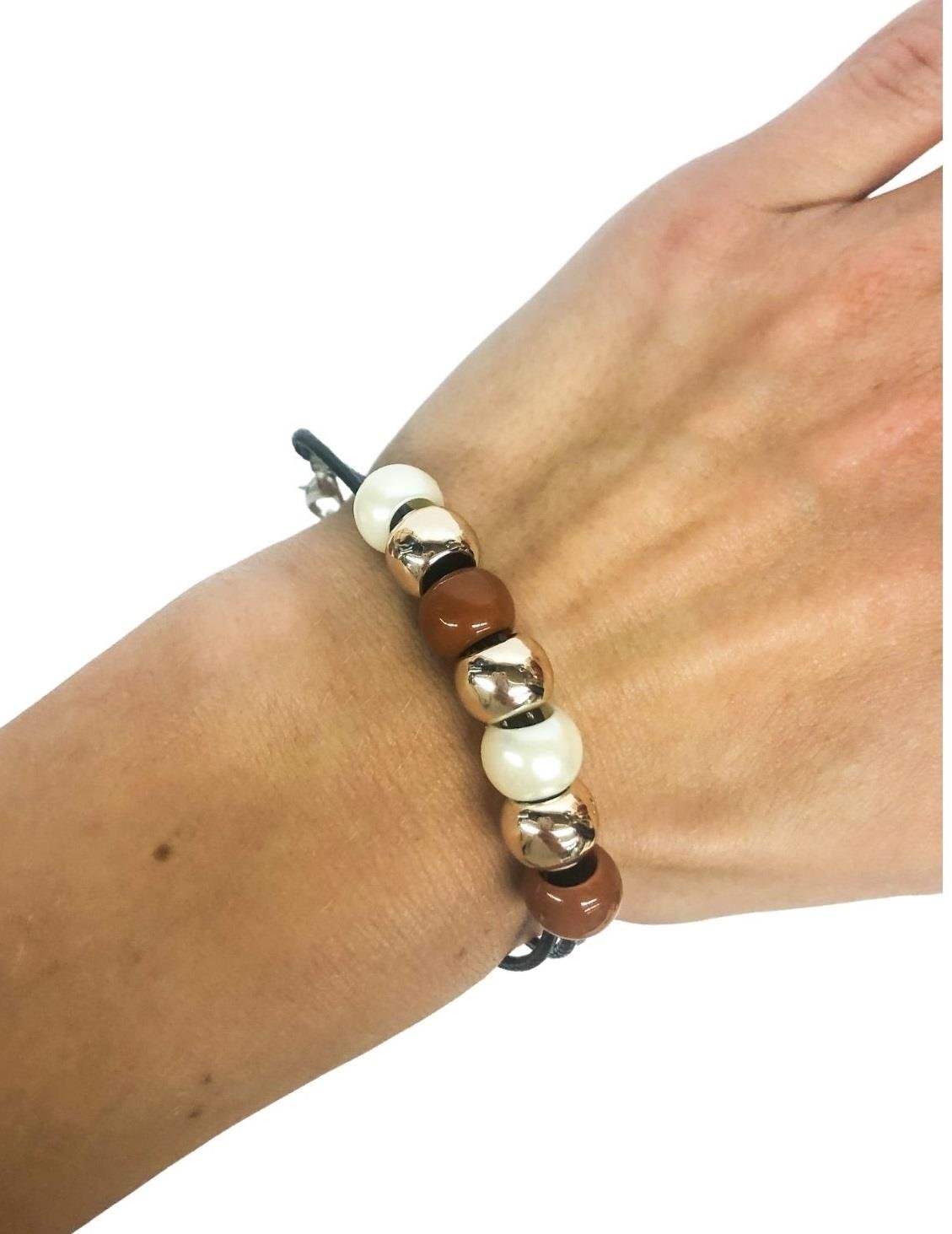 Ostatní Handmade Teraka bracelet type 016, brown