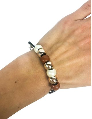 Ostatní Handmade Teraka bracelet type 016, brown