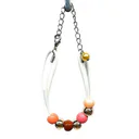 Handmade Teraka bracelet type 017, white/pink
