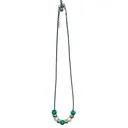 Handmade Teraka necklace, type 002, green