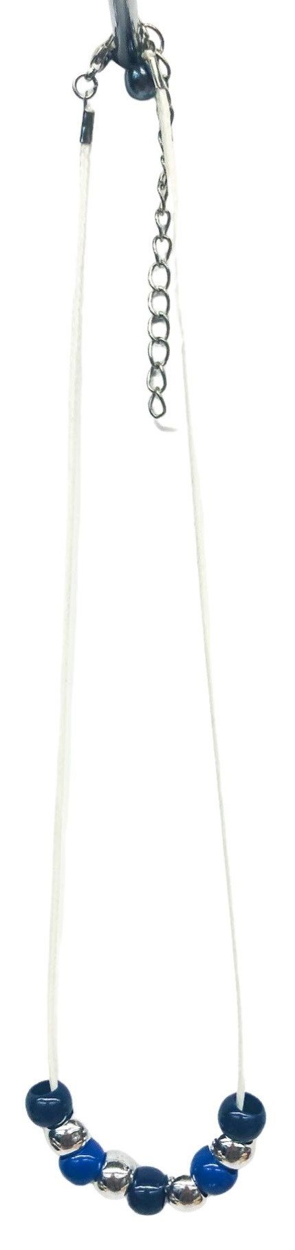 Ostatní Handmade Teraka necklace type 004 accessory, blue/silver