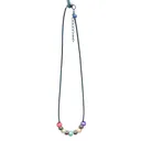 Handmade Teraka necklace, type 005, multicolor