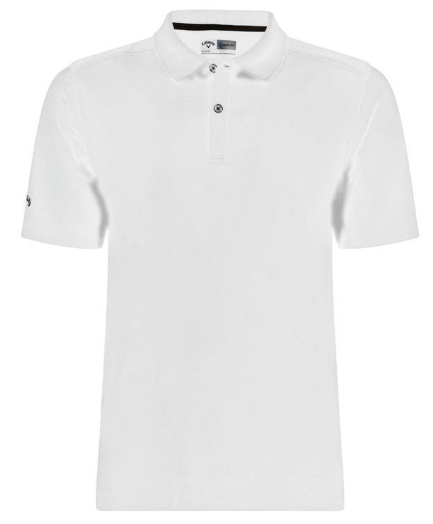 Callaway Tournament men's polo, bright white