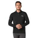 Callaway 1/4 Blended Merino men's sweater, black ink