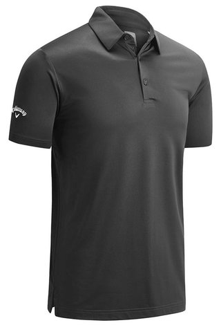 Callaway Swing Tech Solid men's polo, asphalt