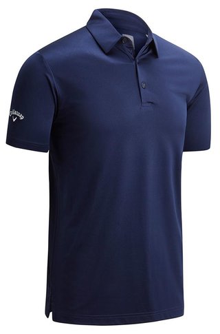Callaway Swing Tech Solid men's polo, peacoat