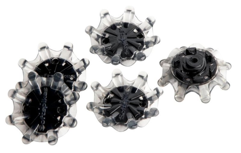 SoftSpikes Pulsar Fast Twist FJ golf cleats, black/grey (18pcs)