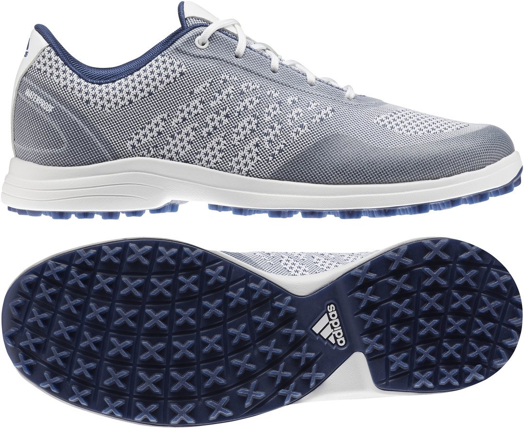 Adidas Alphaflex Sport Spikeless ladies golf shoes, white/indigo