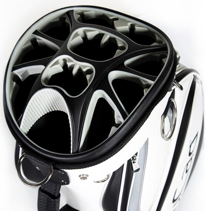 JuCad Pro cart bag, black/silver