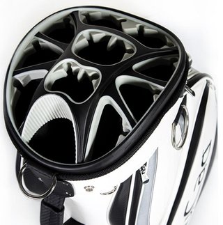 JuCad Pro cart bag, black/silver