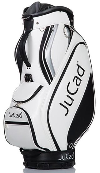 JuCad Pro cart bag, white/black
