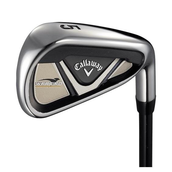 Callaway Warbird 21 men's golf set, graphite, + cart bag, white