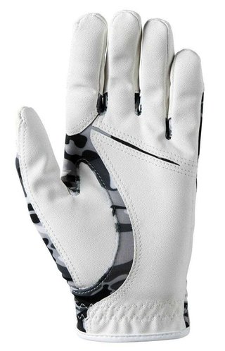Wilson Staff Fit All junior golf glove, white/black camo