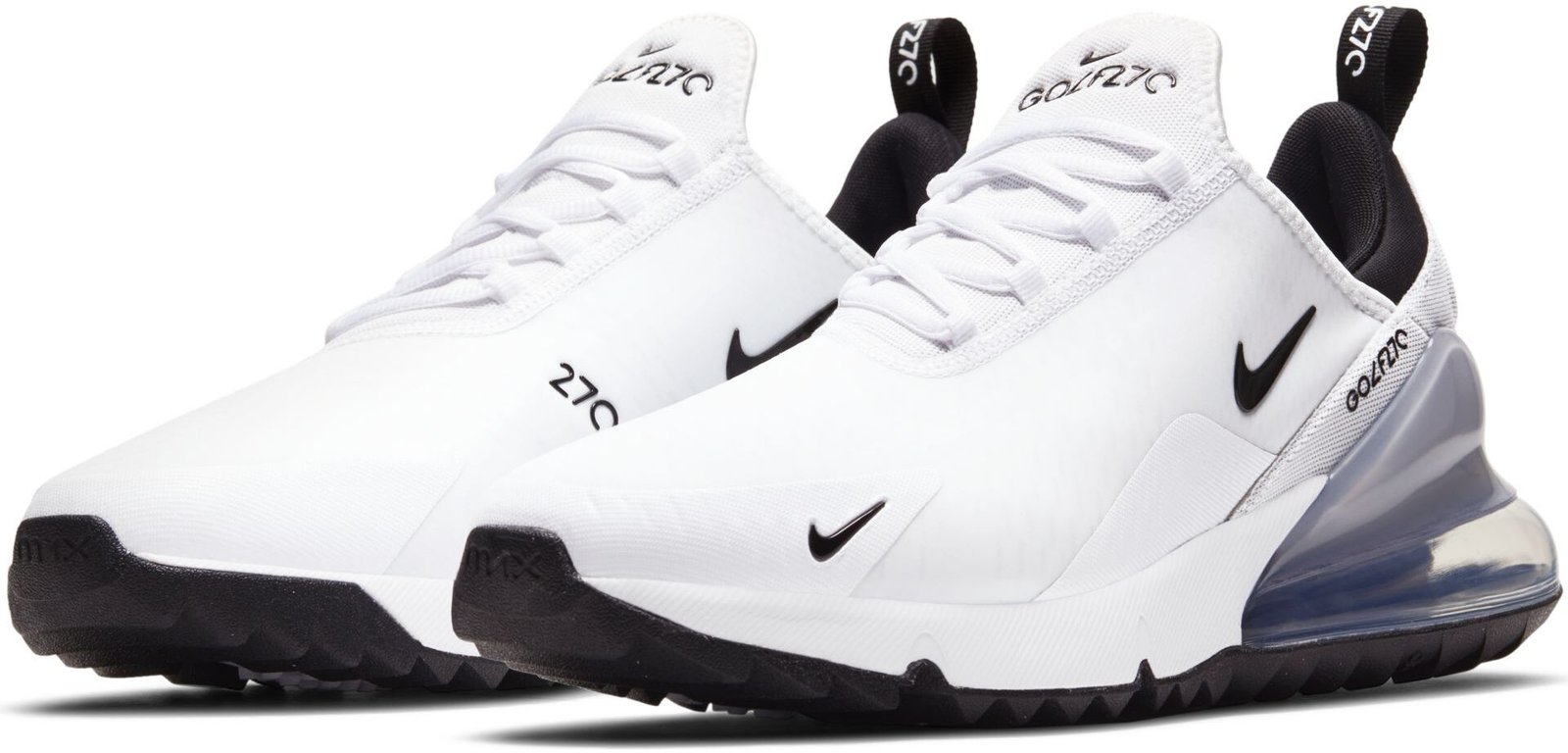 Nike Air Max 270G unisex golf shoes, white/black/platinum