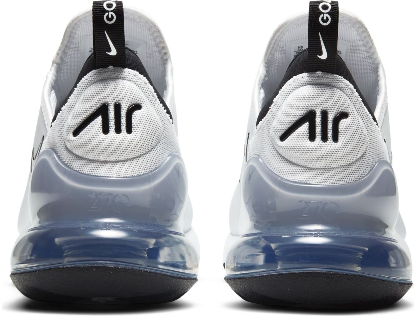 Nike Air Max 270G unisex golf shoes, white/black/platinum
