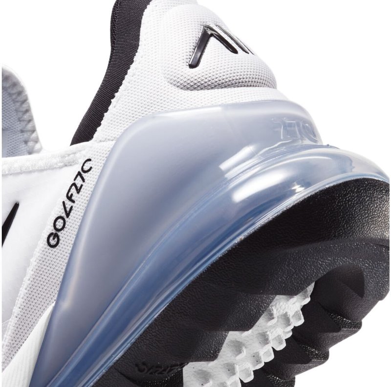 Nike Air Max 270G unisex golf shoes, white/black/platinum