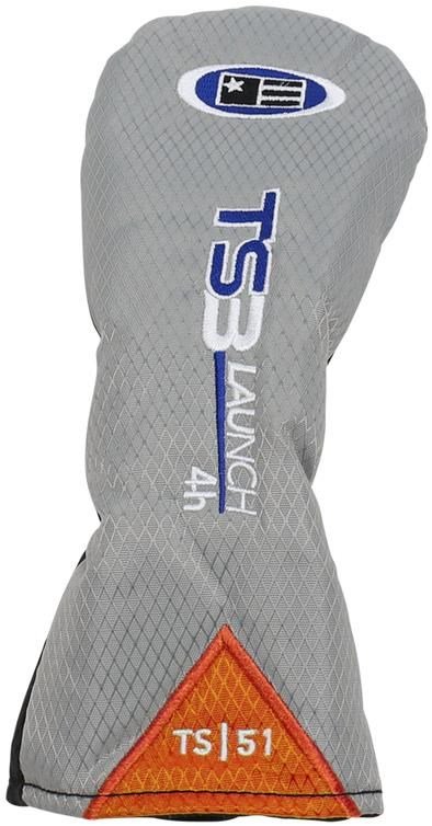 U.S. Kids Golf TS3-51 (130cm) V15 10-Club junior golf set, graphite + stand bag, royal/white/orange