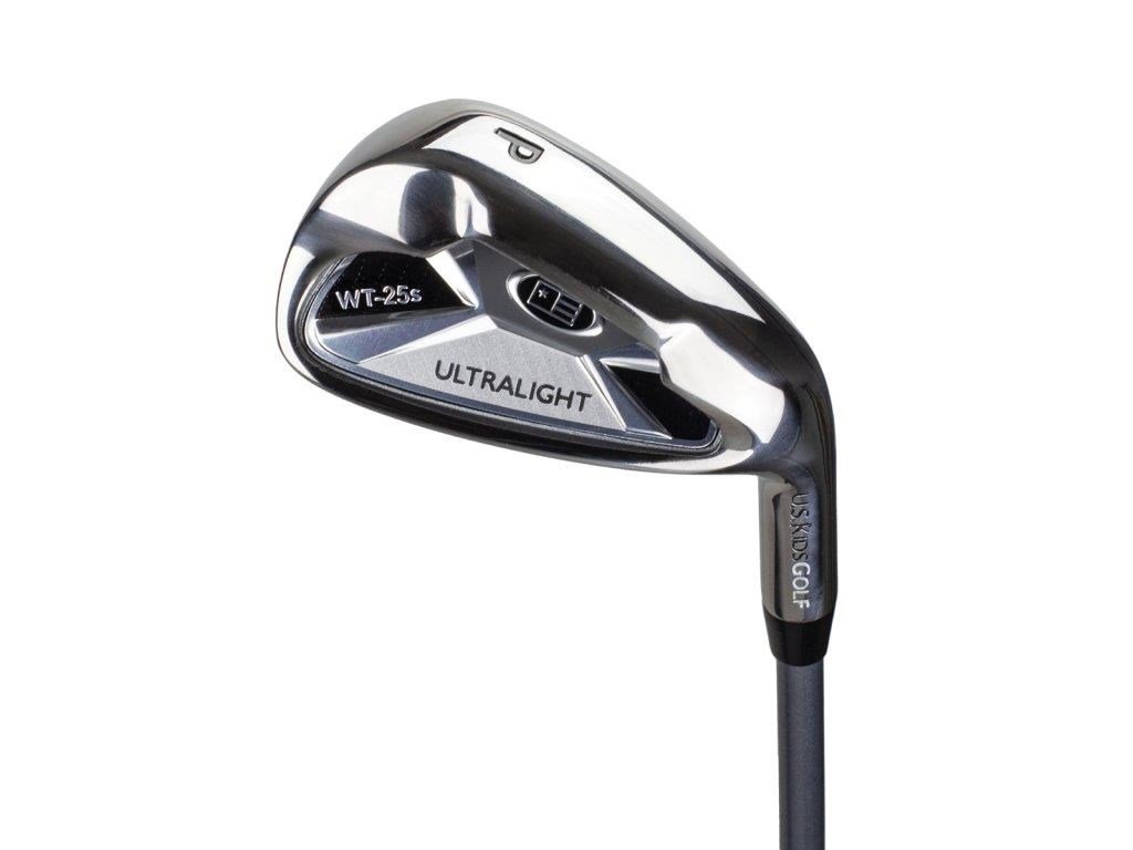 U.S. Kids Golf UL45 (114cm) WT25-s 4-Club junior golf set 2022, graphite + stand bag, grey/blue