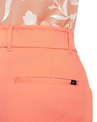 Nike Dri-FIT UV Ace women's shorts, bright mango