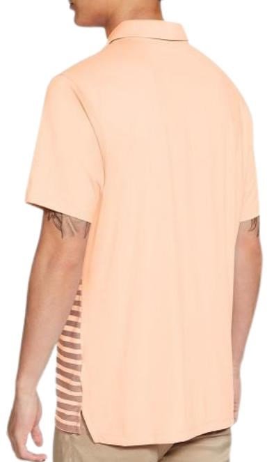 Nike Dry Vapor Stripe Graphic men's polo, crimson tint