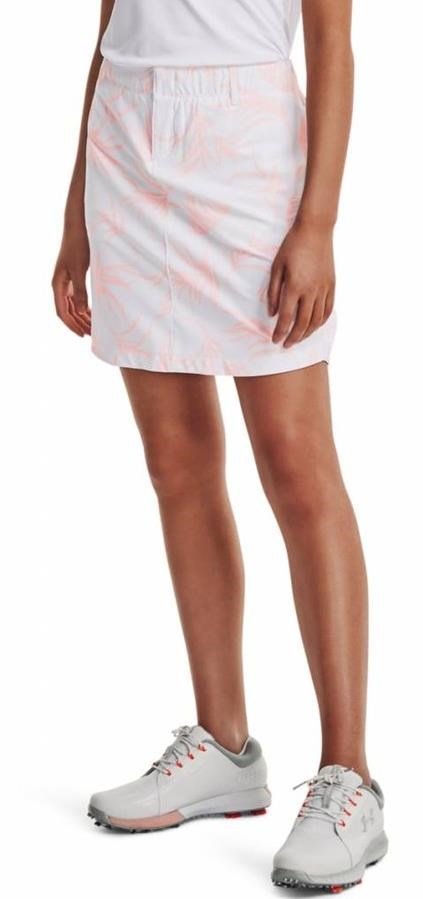 Under Armour Links Woven Printed women's skort, white