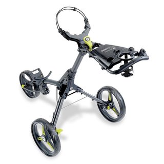 Motocaddy CUBE manual push trolley, graphite/lime