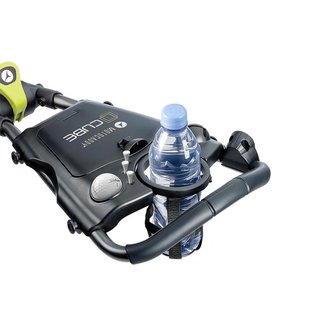 Motocaddy CUBE manual push trolley, graphite/lime