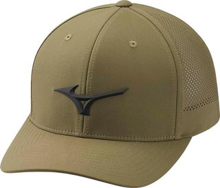 Mizuno Tour Vent Adjustable golf cap, dark olive