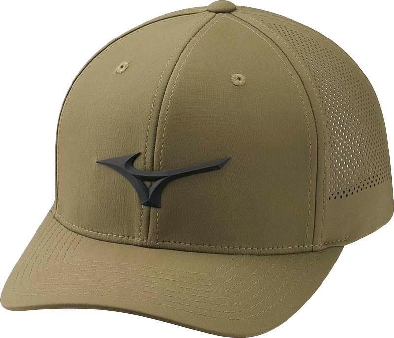 Mizuno Tour Vent Adjustable golf cap, dark olive
