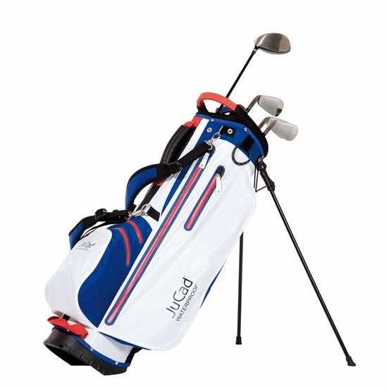 JuCad Waterproof 2in1 stand bag, blue/white/red