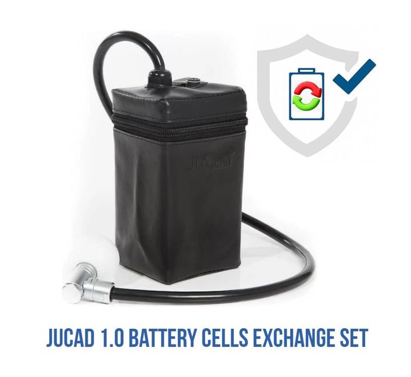 JuCad 1.0 Powerpack replace kit system no control-unit for self-mount incl. small battery cells case and cover