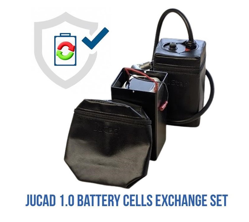 JuCad 1.0 Powerpack replace kit system no control-unit for self-mount incl. small battery cells case and cover