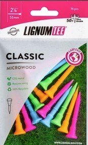 Lignum Tee 53mm (2 1/8") 16pack Neon Mix