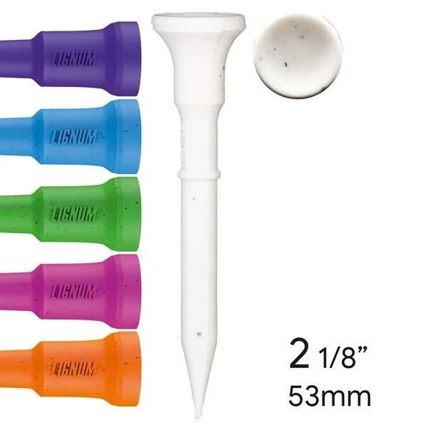 Lignum Tee 53mm (2 1/8") 16pack Neon Mix